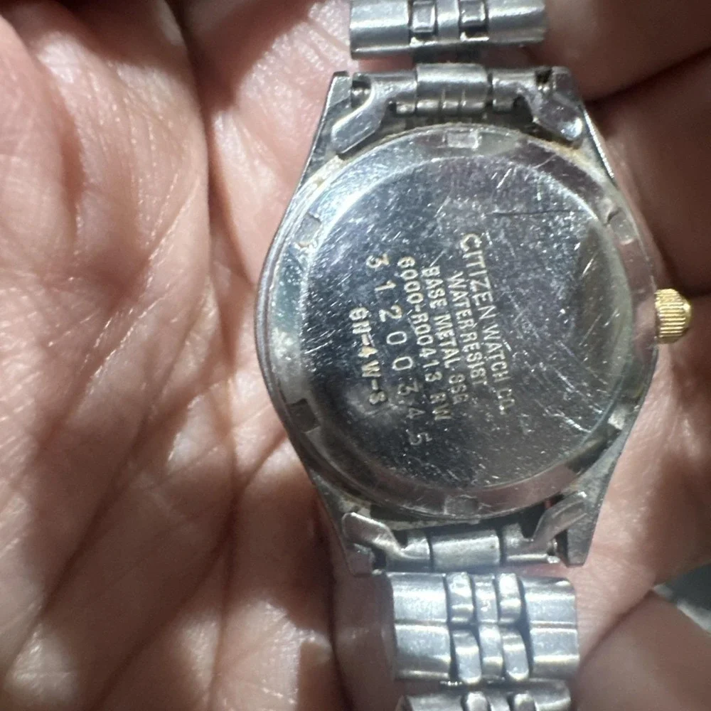 Works Vintage Citizen Presidential Ladies Two Tone Day Date Watch 25mm Fit 6in